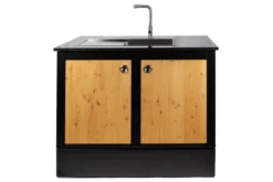 Der Merklinger Outdoor Modul "Toni" (2 Türen + Spülbecken – Armatur)