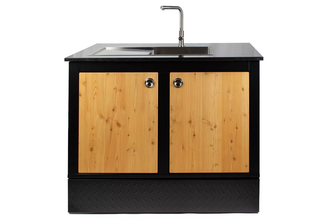 Der Merklinger Outdoor Modul "Toni" (2 Türen + Spülbecken – Armatur) 3 Der Merklinger Outdoor Modul "Toni" (2 Türen + Spülbecken – Armatur)