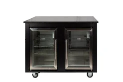 Der Merklinger Outdoor Modul "Maxi" (2 X Kühlschrank + 2 X Dose) -Brunner Grillen Geschaft 008dermerklinger holzbackofen grill pizzaofen kuehlschrankmodul outdoorkueche jpg