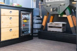 Der Merklinger Outdoor Modul "Maria" (Kühlschrank Links + 3 Schubladen + 2 Dose) -Brunner Grillen Geschaft 014 dermerklinger holzbackofen grill pizzaofen frontblende outdoorkueche jpg 1