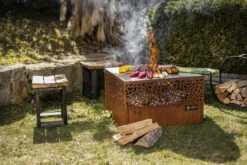 Feuerkorb Mit Grillplatte Feu Du Jardin CUBE 500 Inkl. Grillrost, Rost 16 Feuerkorb Mit Grillplatte Feu Du Jardin CUBE 500 Inkl. Grillrost, Rost -Brunner Grillen Geschaft 01 gartenfeuer carre 750 rost optik