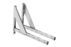 Wandkonsole Verstellbar 50-500 Mm Edelstahl Doppelwandig - Eka Cosmos D 25