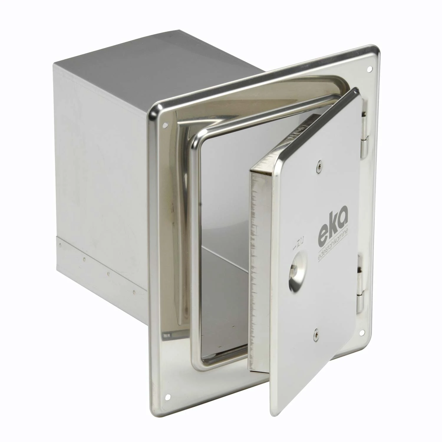 Kamintür Edelstahl V4A Mit 200 Mm Stutzen 5 Kamintür Edelstahl V4A Mit 200 Mm Stutzen – Bild 3