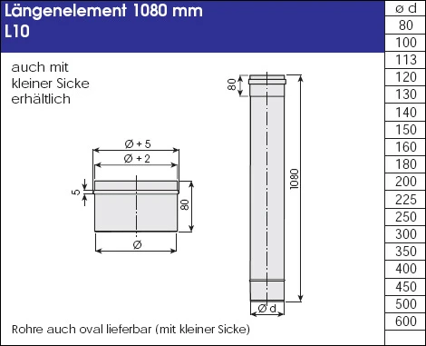F90 Leichtbauschornstein 3,2 M Mit V4A-Edelstahl NW 80-130 Mm - Eka L90 Compact 6 F90 Leichtbauschornstein 3,2 M Mit V4A-Edelstahl NW 80-130 Mm - Eka L90 Compact – Bild 4