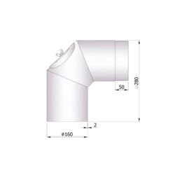Rauchrohrbogen Stahl 2x 45° Unlackiert Mit Tür -Brunner Grillen Geschaft 1056e0f1a7ec3537bcd23a421b3c17a9
