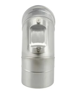 Schornstein Winkel 90° Einwandig Mit Prüföffnung - Eka Complex E -Brunner Grillen Geschaft 118 1