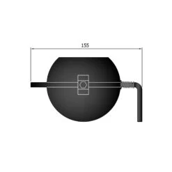 Drosselklappe Rauchrohr Stahl Schwarz -Brunner Grillen Geschaft 12 5102tfinohtjqe9x