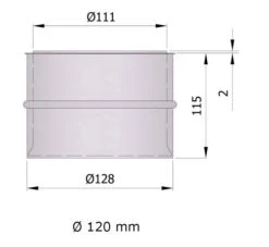 Wandfutter Doppelwandig Rauchrohr Stahl Unlackiert -Brunner Grillen Geschaft 12 750gnxiomu2rvx9z