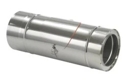 Schornsteinrohr Edelstahl 540 Mm Doppelwandig Mit Prüföffnung - Eka Complex D 25