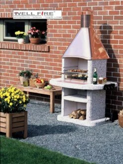 Grillkamin Wellfire AVANTA Mit Kupferhaube -Brunner Grillen Geschaft 1228 1