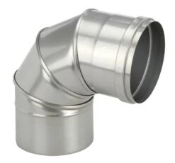 Schornstein Winkel 0-90° Einwandig Verstellbar - Eka Complex E