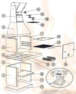 Grillkamin Wellfire PARTY QUATTRO 4 In 1 Mit Stahlhaube -Brunner Grillen Geschaft 1235 1