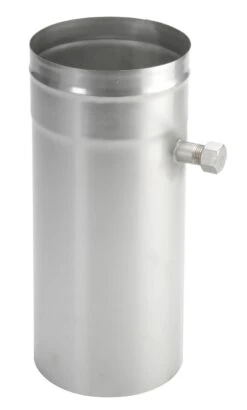 Schornsteinrohr Edelstahl 360 Mm Einwandig Mit Messstutzen - Eka Complex E -Brunner Grillen Geschaft 140 1