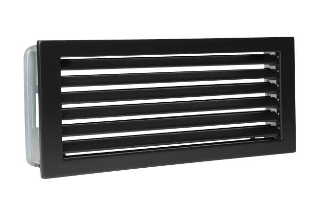 Kaltluftgitter Stahl Schwarz 3 Kaltluftgitter Stahl Schwarz