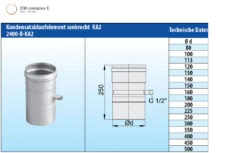 Schornsteinrohr Edelstahl 250 Mm Einwandig Ablauf Waagerecht - Eka Complex E 7 Schornsteinrohr Edelstahl 250 Mm Einwandig Ablauf Waagerecht - Eka Complex E -Brunner Grillen Geschaft 143 1