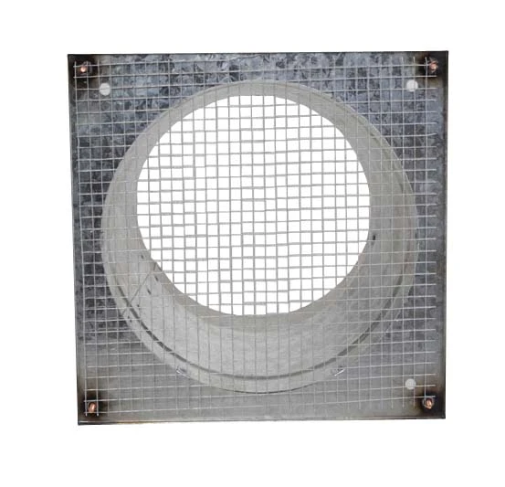 Außenluftgitter 23 X 23 Cm Mit Anschlussstutzen Verzinkt 7 Außenluftgitter 23 X 23 Cm Mit Anschlussstutzen Verzinkt – Bild 5