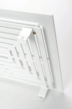 Design Lüftungsgitter 45 X 23 Cm Mit Einbaurahmen Weiß - Weiß -Brunner Grillen Geschaft 1464 1