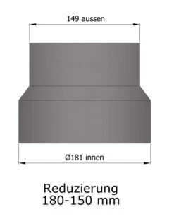Reduzierung Rauchrohr Stahl Hellgrau, Weit-eng -Brunner Grillen Geschaft 15 920cgufxopsaxn8l