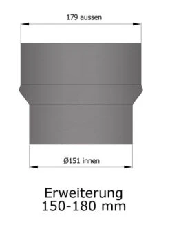 Erweiterung Rauchrohr Stahl Hellgrau, Eng-weit -Brunner Grillen Geschaft 15 935hzqmiyedgmkw6