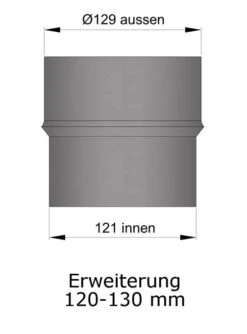 Erweiterung Rauchrohr Stahl Hellgrau, Eng-weit -Brunner Grillen Geschaft 15 939xsjn2mxaapnou
