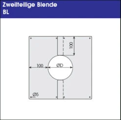 EKA Blende Zweiteilig Mit Luftschlitzen, Edelstahl -Brunner Grillen Geschaft 1589468ec95951049b66ff4810a97453