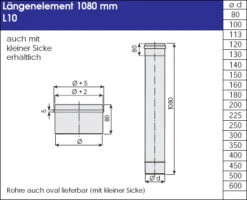F90 Leichtbauschornstein 9,2 M V4A-Edelstahl NW 80-130 Mm - Eka L90 Compact 32 F90 Leichtbauschornstein 9,2 M V4A-Edelstahl NW 80-130 Mm - Eka L90 Compact -Brunner Grillen Geschaft 1641 13
