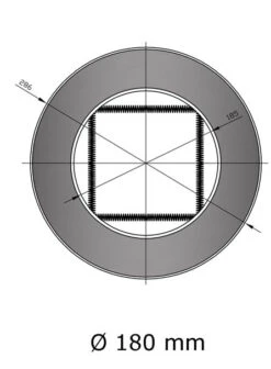 Wandrosette Stahl Mit Feder Hellgrau -Brunner Grillen Geschaft 18 625bk97985c7yfu5