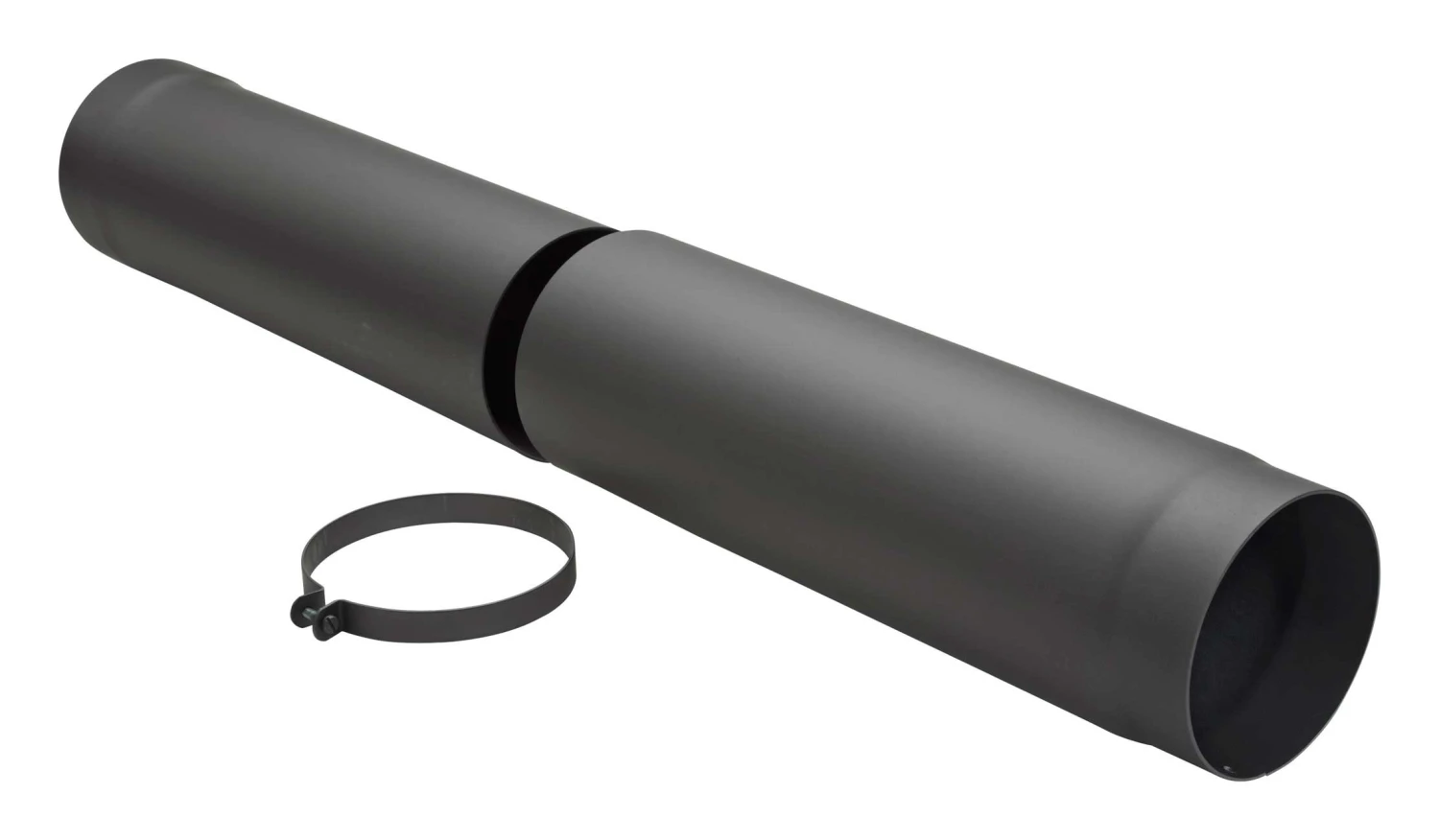 Teleskop-Rauchrohr Stahl 590-900 Mm Schwarz 3 Teleskop-Rauchrohr Stahl 590-900 Mm Schwarz