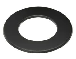Wandrosette Rauchrohr Stahl Randbreite 50 Mm Schwarz