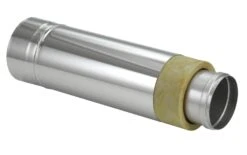 Schornsteinrohr Edelstahl 540 Mm Doppelwandig Kürzbar - Eka Complex D 25