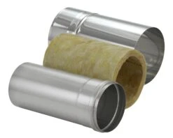 Schornsteinrohr Edelstahl 360 Mm Doppelwandig Kürzbar - Eka Complex D 25 -Brunner Grillen Geschaft 213 1