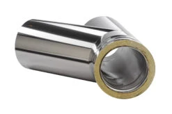 Feuerungsanschluss 45° Design Edelstahl Doppelwandig - Eka Cosmos D 25 -Brunner Grillen Geschaft 2200 150 f45 2 0