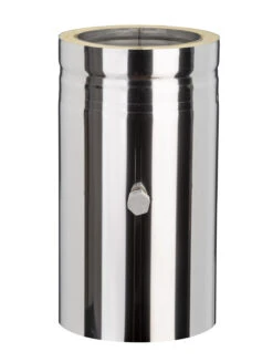 Schornsteinrohr Edelstahl 360 Mm Doppelwandig Mit Messstutzen - Eka Cosmos D 25 -Brunner Grillen Geschaft 2200 150 lm stehend f