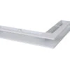 Eck-Luftleiste Für Heizeinsätze Kurzer Schenkel Links Weiß