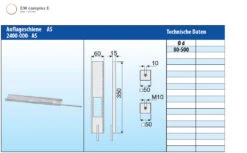 Auflageschiene Edelstahl Einwandig - Eka Complex E -Brunner Grillen Geschaft 228 1