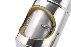 Schornstein Winkel 45° Doppelwandig Mit Prüföffnung - Eka Complex D 25 -Brunner Grillen Geschaft 2333 2