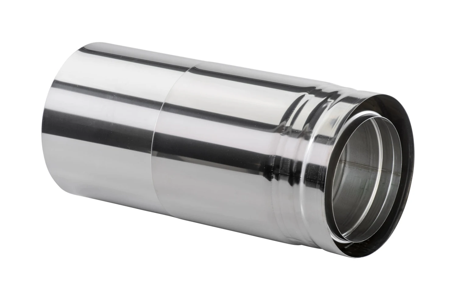 Längenausgleichsrohr 330-420 Mm Doppelwandig - Eka Cosmos D 25 4 Längenausgleichsrohr 330-420 Mm Doppelwandig - Eka Cosmos D 25 – Bild 2