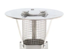 Regenhaube Mit Funkenschutzgitter KW- Rauchsauger INJEKT RS180-RS225