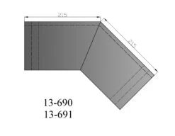 Hitzeschild Doppelwandig Für Rauchrohrbogen Stahl 45° Ø 150 Mm Schwarz 8 Hitzeschild Doppelwandig Für Rauchrohrbogen Stahl 45° Ø 150 Mm Schwarz -Brunner Grillen Geschaft 2949 2