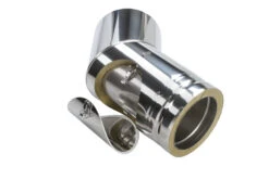Schornstein Winkel 45° Mit Prüföffnung Doppelwandig - Eka Cosmos D 25 -Brunner Grillen Geschaft 2ea0fd6c6748b49c6924a32a719d21c3