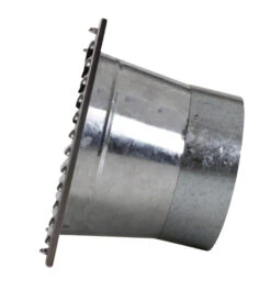 Außenluftgitter 23 X 23 Cm Mit Anschlussstutzen Weiß -Brunner Grillen Geschaft 3115 3