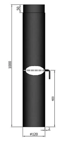 Rauchrohr Stahl 1000 Mm Schwarz Mit Drosselklappe 8 Rauchrohr Stahl 1000 Mm Schwarz Mit Drosselklappe -Brunner Grillen Geschaft 3124 2