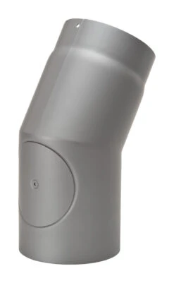 Rauchrohrbogen Stahl 33° Ø 150 Mm Hellgrau Mit Tür -Brunner Grillen Geschaft 31329f5ba89af668c304bbae751e94f6