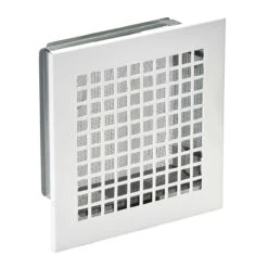 Lüftungsgitter 150 X 150 Mm Für Schornsteinschächte, Weiß