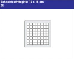 Lüftungsgitter 150 X 150 Mm Für Schornsteinschächte, Weiß -Brunner Grillen Geschaft 324 2
