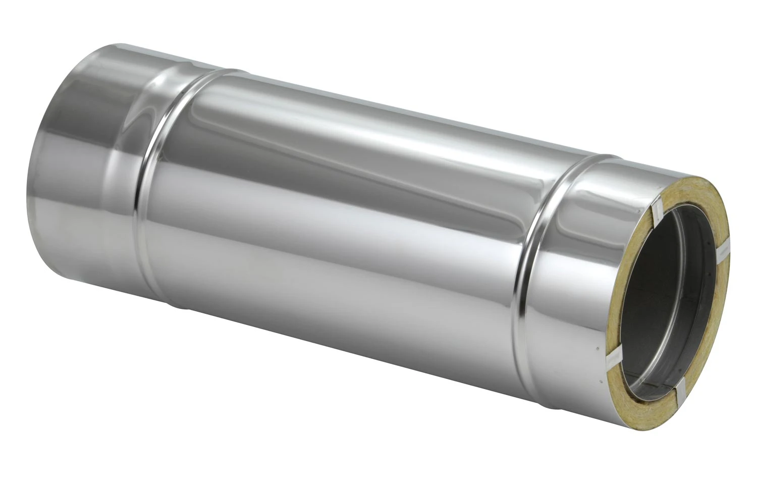 EKA Schornsteinverlängerung 1,5 M Doppelwandig Edelstahl - Konfigurierbar 13 EKA Schornsteinverlängerung 1,5 M Doppelwandig Edelstahl - Konfigurierbar – Bild 11