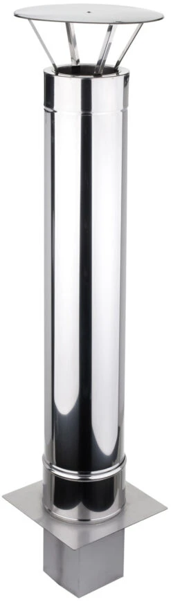 EKA Schornsteinverlängerung 2,0 M Doppelwandig Edelstahl - Konfigurierbar -Brunner Grillen Geschaft 334 0