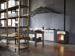 Pelletofen MCZ THEMA Air, 8 KW -Brunner Grillen Geschaft 3418 3