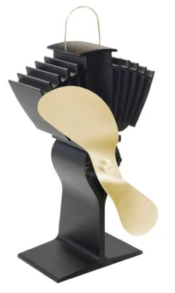 Kaminofen Ventilator Ecofan 812 BBX AirMax, Schwarz-gold