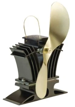 Kaminofen Ventilator Ecofan 806 CABBX, Schwarz-gold